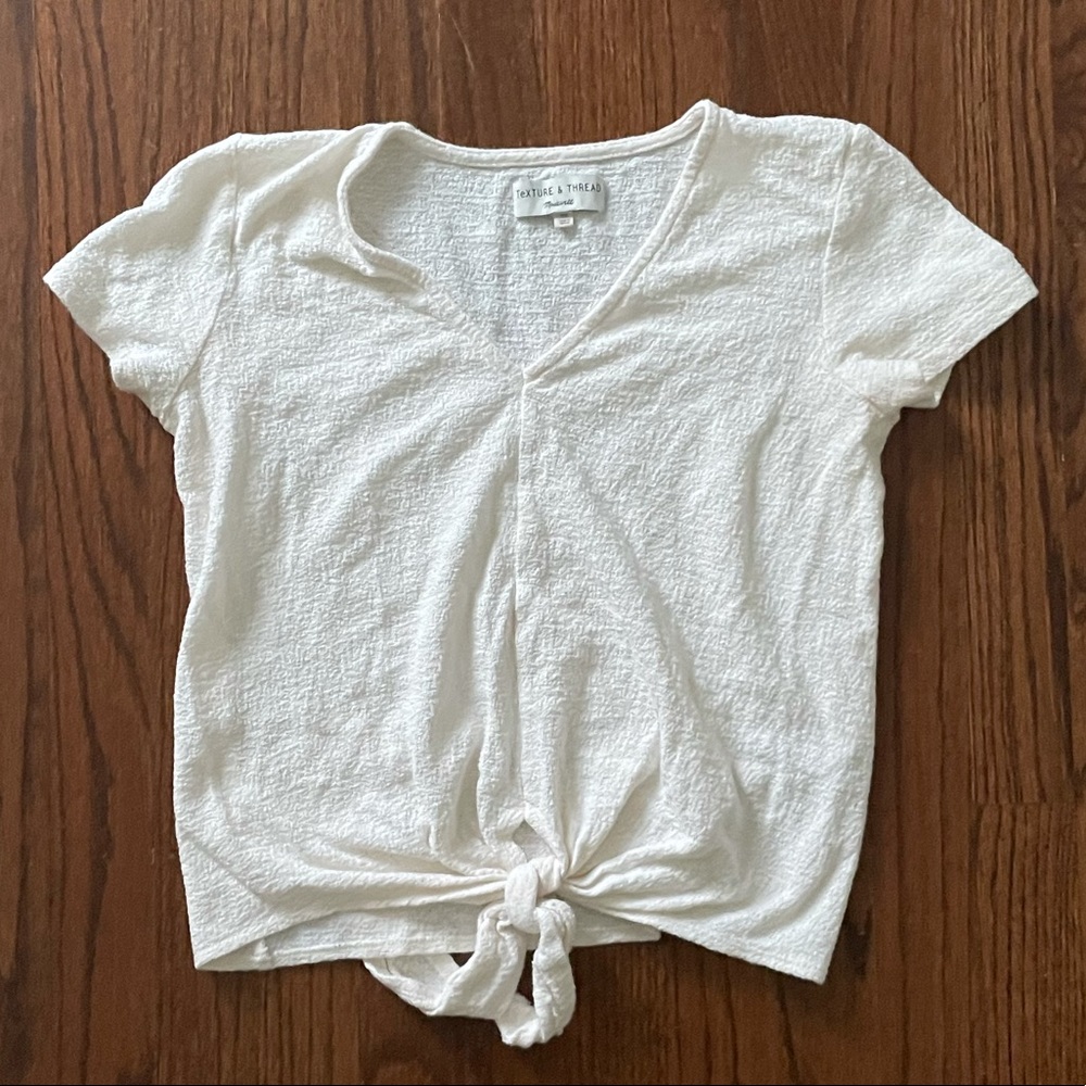 Madewell Front Tie Top
